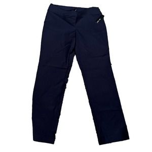 Nic+Zoe  Size 12 Indigo Blue Pull on Ankle Pants Stretchy New